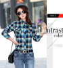 SPARSHINE Women's Plaid Shirt 20 Colors Flannel Thick Warm Female Long Sleeve Tops M-XXL Winter Check Blouse Blusas Femininas