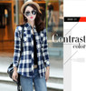 SPARSHINE Women's Plaid Shirt 20 Colors Flannel Thick Warm Female Long Sleeve Tops M-XXL Winter Check Blouse Blusas Femininas