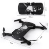 2017 New Foldable Mini Selfie Drone Folding Aerial Four-axis Aircraft WIFI Phone Control RC Helicopter Drone