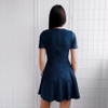 2017 NEW Fashion women sexy suede dresses O-neck short sleeve dress Causal Velvet Boho Dress Party Dresses Vestidos