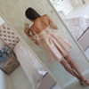 2017 new fashion women sexy lace dresses off the shoulder dress ladies Elegant Vintage neckless party dress
