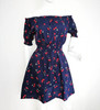 2017 new Fashion Women cherry Maxi Long Casual Summer Autumn Beach Party cotton Dress WC0584-7