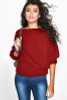 2017 new fashion women casual loose autumn winter long sleeve batwing sleeve knitted jumper pullovers sweaters tops