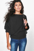 2017 new fashion women casual loose autumn winter long sleeve batwing sleeve knitted jumper pullovers sweaters tops