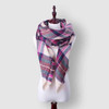 2017 New Fashion Winter Scarf For Women Scarves Warm Shawls Luxury Brand Wrap Plaid Blanket Scarf Wool Cashmere Foulard Long