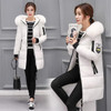 2017 New Fashion Winter jackets and coat Down Jacket Hooded Cotton Fur Collar long coat Women Warm Outwear Plus Size