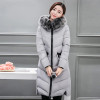 2017 New Fashion Winter jackets and coat Down Jacket Hooded Cotton Fur Collar long coat Women Warm Outwear Plus Size