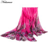 Autumn and Spring scarf women fashion long echarpe leaves printed scarves ladies stoles warm shawls hijab for women