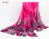 Autumn and Spring scarf women fashion long echarpe leaves printed scarves ladies stoles warm shawls hijab for women