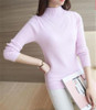 Autumn 2017 Fashion winter women turtleneck long-sleeve knitted sweater female knitted pullover solid basic warm women clothing