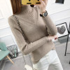 Autumn 2017 Fashion winter women turtleneck long-sleeve knitted sweater female knitted pullover solid basic warm women clothing