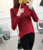 Autumn 2017 Fashion winter women turtleneck long-sleeve knitted sweater female knitted pullover solid basic warm women clothing