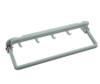 Automatic Folding Sundries Organizer Shelf with Hook Cupboard Towel Storage Rack Cabinet Door Hanger for Kitchen