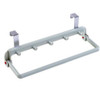Automatic Folding Sundries Organizer Shelf with Hook Cupboard Towel Storage Rack Cabinet Door Hanger for Kitchen