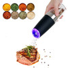 Automatic Electric Pepper Grinder LED Light Salt Pepper Grinding BottleFree Kitchen Seasoning Grind Tool Automatic Mills 2018