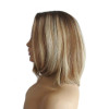 Best Women's European Sheitels Human Hair Wigs Blonde Highlights High Quality Wigs For White Women