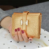 AOEO wallet female genuine leather slim purse for women long and short Ladies handy purses and handbag womens wallets and purses