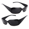 Anti-myopia Pinhole Sunglasses Men Women Glasses Improve Vision Goggles Anti-fatigue Care Pin hole Microporous Eye Exercise