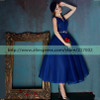 ANTI Royal Blue 2016 Elegant Cocktail Dresses Sashes Vestidos De Coctel Evening Party Short Gowns For Graduation Sweet 16 Years