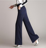 High Waist Women Pants  2017 Fashion Office Work Pants Plus Size Wide Ladies Formal Black Trousers Female S-4XL