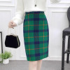 High Waist Pencil Skirt Women Autumn 2017 New Arrival Casual Plaid Midi Skirt Wool Warm Korean Fashion Clothing Skirts Womens