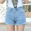 High Waist Denim Shorts Plus Size XL Female Short Jeans for Women 2016 Summer Ladies Hot Shorts