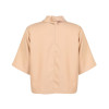 HDY Haoduoyi retro preppy style shirt fashion turn down collar blouse slim women shirt for wholesale and free shipping