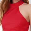 HDY Haoduoyi 2017 Summer Women A-line Dress Fashion New Halter Backless Vestido Sexy Off Shoulder Mini Party Dress