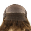 Custom Made Human Hair Jewish Women Wigs With Silk Base An Extra Lace Front Short