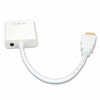 HDMI Male to VGA Female HDMI to VGA Video Audio Converter Adapter Cables HDMI to VGA Cable HD 1080P for PC Laptop Xbox 360
