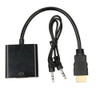 HDMI Male to VGA Female HDMI to VGA Video Audio Converter Adapter Cables HDMI to VGA Cable HD 1080P for PC Laptop Xbox 360