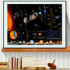 HD Planets Solar System Model  Canvas Art Print Painting Poster Wall Pictures For Living Room Decoration Home Decor No Frame