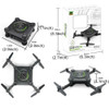 HC651W Mini Drone 2.4G 4CH 6Axis Gyro Wifi FPV Altitude Hold Foldable Mini Selfie RC Drone Quadcopter Helicopter Kids Toys