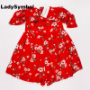 LadySymbol Red Floral Print Ruffle Off Shoulder Women Rompers Jumpsuit Summer 2017 Sexy Beach Short Casual Overall Playsuit Girl LadySymbol Red Floral Print Ruffle Off Shoulder Women Rompers Jumpsuit Summer 2017 Sexy Beach Short Casual Overall Playsuit Girl