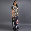 Kostlich Women Dress O-Neck Leopard Beauty Print Dress Women Maxi Long Dresses Plus Size Loose Casual Womens Clothing Sundress Kostlich Women Dress O-Neck Leopard Beauty Print Dress Women Maxi Long Dresses Plus Size Loose Casual Womens Clothing Sundress