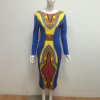 Kostlich Autumn Dress Women 2017 African Tribes Retro Print Dress O-Neck Long Sleeve Womens Clothing Vintage Bodycon Dresses Kostlich Autumn Dress Women 2017 African Tribes Retro Print Dress O-Neck Long Sleeve Womens Clothing Vintage Bodycon Dresses