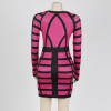 Kostlich Autumn 2017 Women O-Neck Long Sleeve Print Dress Mini Sexy Bodycon Women Dress Plus Size NightClub Wear Bandage Dress Kostlich Autumn 2017 Women O-Neck Long Sleeve Print Dress Mini Sexy Bodycon Women Dress Plus Size NightClub Wear Bandage Dress