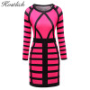 Kostlich Autumn 2017 Women O-Neck Long Sleeve Print Dress Mini Sexy Bodycon Women Dress Plus Size NightClub Wear Bandage Dress Kostlich Autumn 2017 Women O-Neck Long Sleeve Print Dress Mini Sexy Bodycon Women Dress Plus Size NightClub Wear Bandage Dress