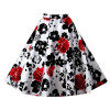 Kostlich 8 Style Flower Print Skirts Womens High Waist 50s Summer Vintage Skirt 2017 Elegant Retro Women Midi Skirt Plus Size