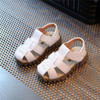 Leather Sandals Boys New 100% Soft Leather in Summer Boys&amp;girls Children Beach Shoes Kids Sport Sandals