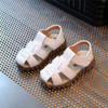 Leather Sandals Boys New 100% Soft Leather in Summer Boys&amp;girls Children Beach Shoes Kids Sport Sandals
