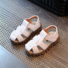 Leather Sandals Boys New 100% Soft Leather in Summer Boys&amp;girls Children Beach Shoes Kids Sport Sandals
