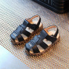 Leather Sandals Boys New 100% Soft Leather in Summer Boys&amp;girls Children Beach Shoes Kids Sport Sandals