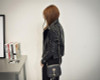 Leather Jackets Women 2017 Fashion Rivet Zipper Soft Motorcycle Faux Leather Coat Female Paragraph Lapel PU Jacket