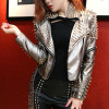 Leather Jacket Women Punk Rivets Studded Motorcycle Leather Spiked Leather Jackets 2017 Spring Classic Heavy Metal Rivets