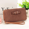 Leather Bowknot design Long women wallets,lady's day clutch,evening bag,cell phone cases.Large Capacity Wallet Box,card holder