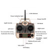 LeadingStar H8D 2.4Ghz 5.8G FPV RC Quadcopter with 2MP Camera FPV Monitor Display RTF RC helicopter Headless Mode LED Light
