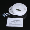 LCD CO Carbon Monoxide Poisoning Sensor Monitor Alarm Detector White
