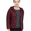 Duck Feather Solid Long Sleeve Lapel Women's Winter Parka Down Jacket Hooded Warm Female Down Coat
