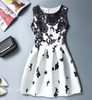 Drop Shipping Women Summer Dress 2017 Vintage Jacquard Printed Sexy Party Vestidos Ladies Bodycon Clothing Mini Dresses PDRSB2